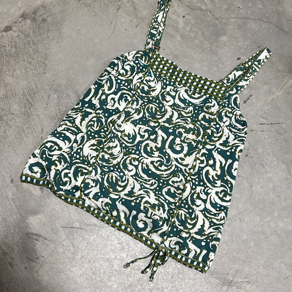 Anthropologie Tiny Jasmine‎ Printed Batik Sleeveless Top Size XS Tank / Nn-16 - Picture 2 of 10